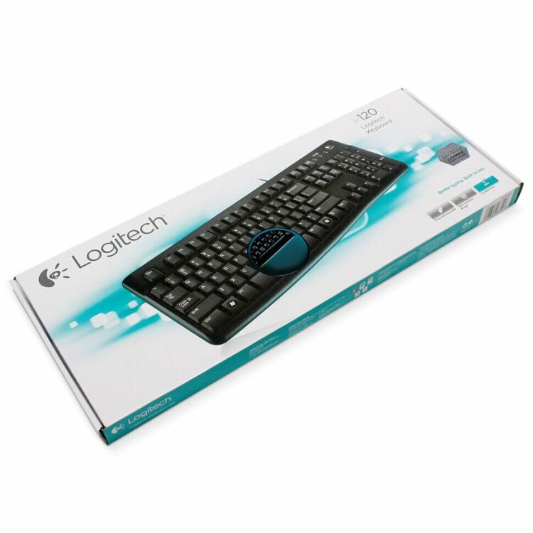 USB Клавиатура, Logitech K120 for Business, Черная